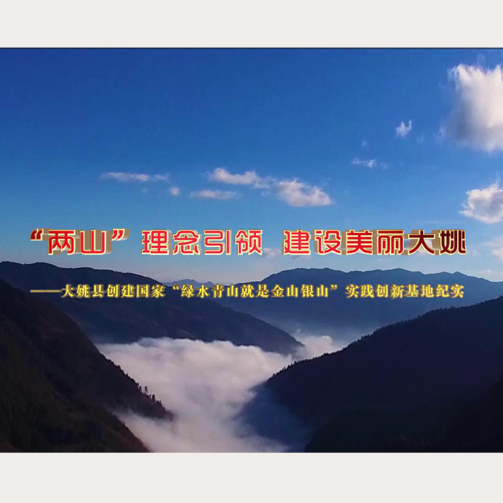 《“两山”理念引领   建设美丽大姚》